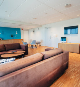 The lounge at Access Oslo's partner FBO at Bergen Flesland.